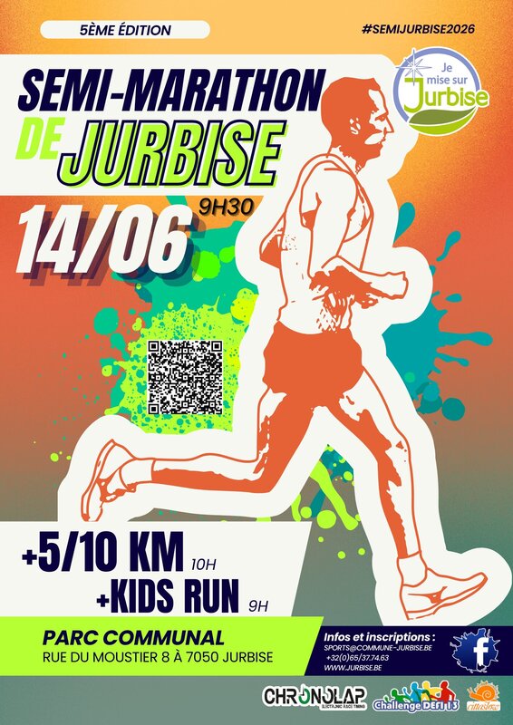 Loisirs 5ème édition Semi-Marathon Jurbise