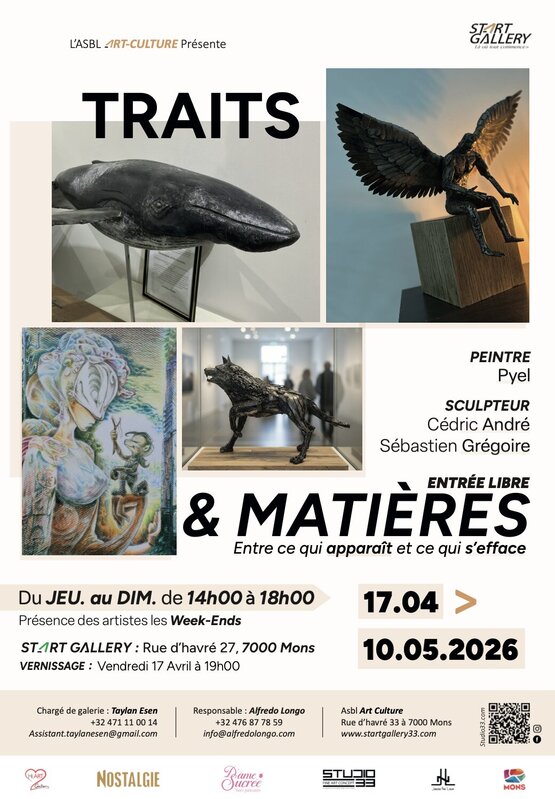 Expositions Exposition Traits & Matières ✨