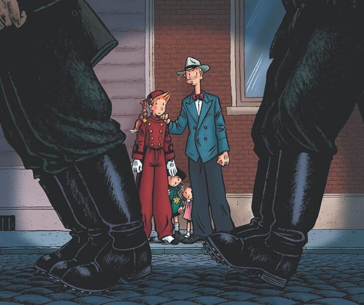 Expositions Spirou dans tourmente la Shoah