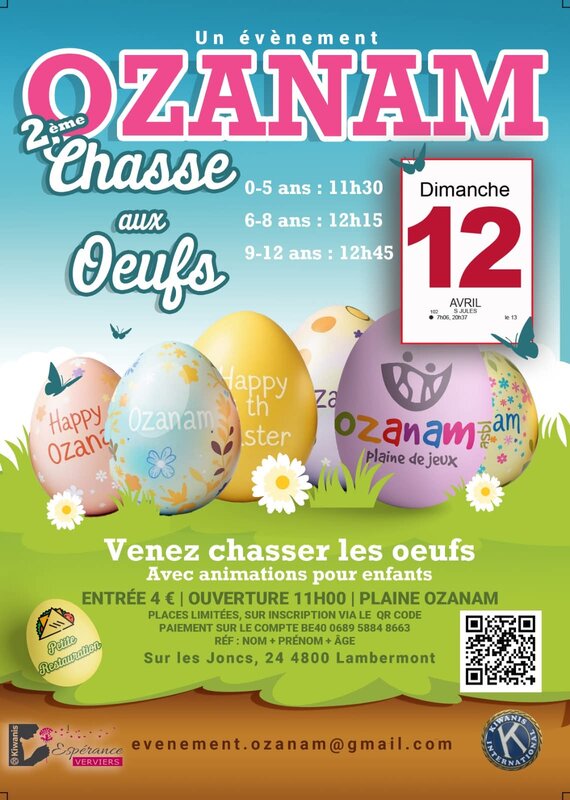 Loisirs Chasse œufs la Plaine Ozanam