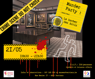 Spectacles ? Murder Party Musée Verviers