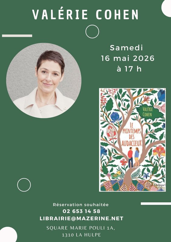 Conférences Rencontre dédicace avec Valérie Cohen