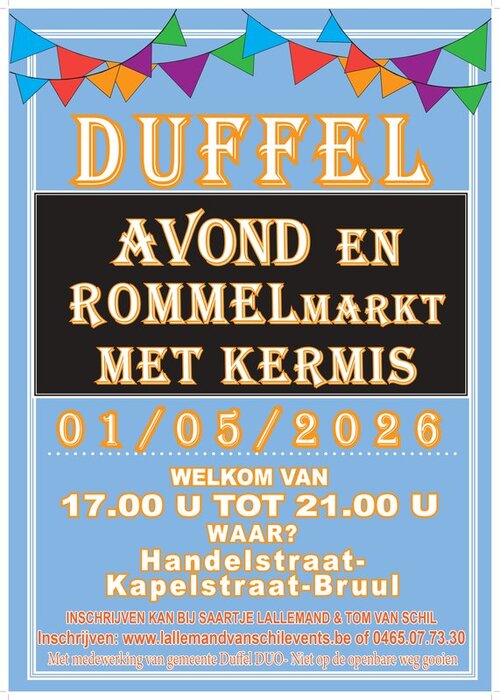  Marché nocturne marché puces Duffel