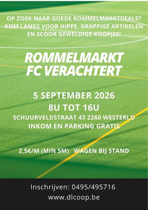  Marché puces FC Verachtert Oosterwijk