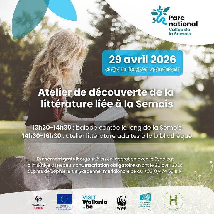 Loisirs Atelier découverte la littérature liée la Semois