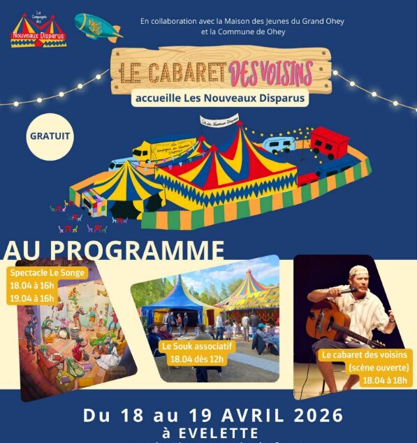 Spectacles Spectacle Songe (+Cabaret voisins, animations, déambulation...)