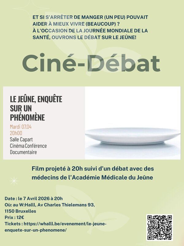Conférences Un ciné-débat le jeûne, te tente?