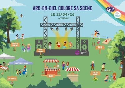Loisirs Arc-En-Ciel colore scène