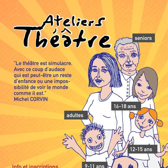 Stages,cours Atelier Théâtre ans  Primaire 2, 3 (Saison 2026-2027)