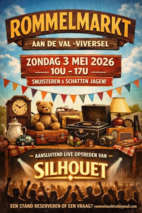  Marché puces suivi musique direct.