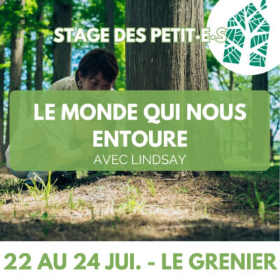 Stages,cours Le monde nous entoure