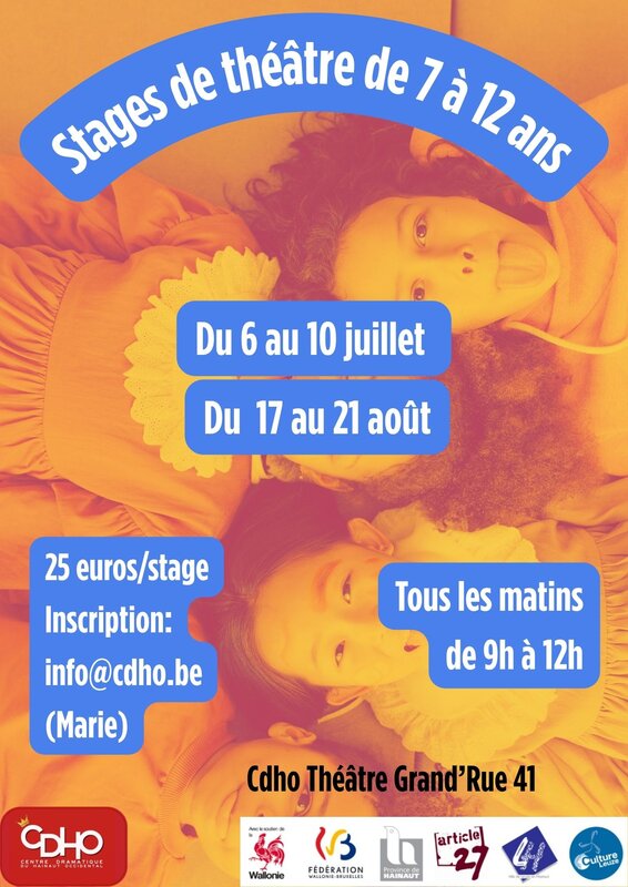 Stages,cours Stage théâtre enfant