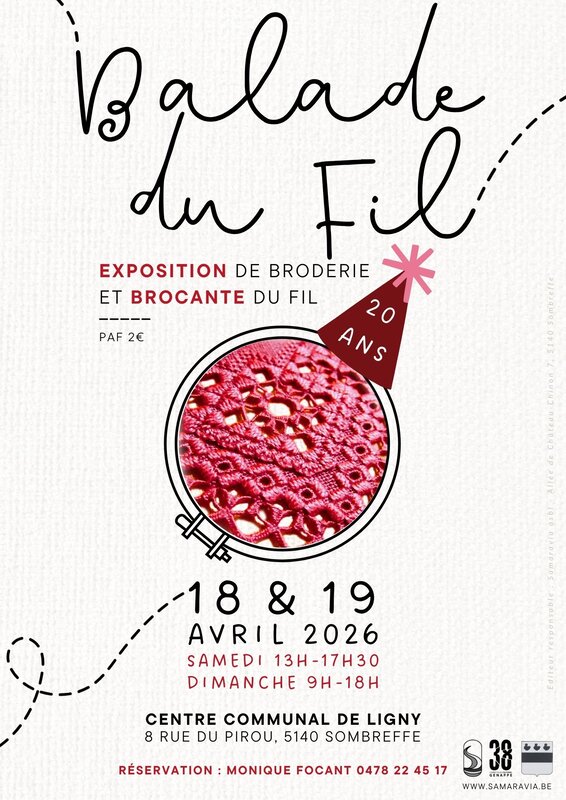  Balade fil : brocante expo broderie