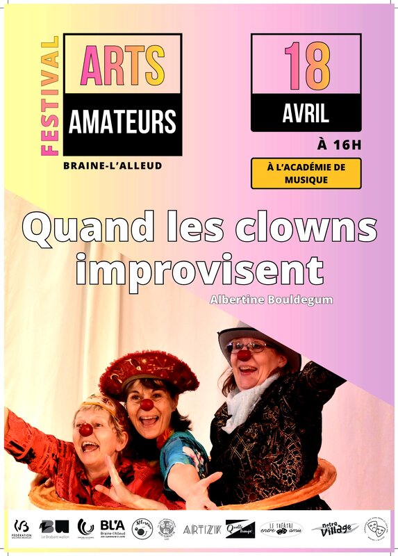 Spectacles « Quand clowns improvisent : spectacle d’impros clown