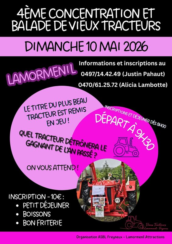 Loisirs Balade vieux tracteurs