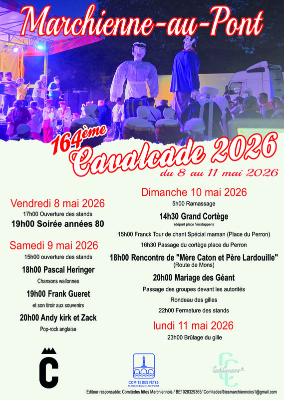 Loisirs 164ème Cavalcade Marchienne-au-Pont Édition