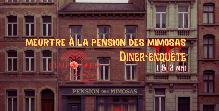 Loisirs Diner-enquête Meurtre la pension Mimosas