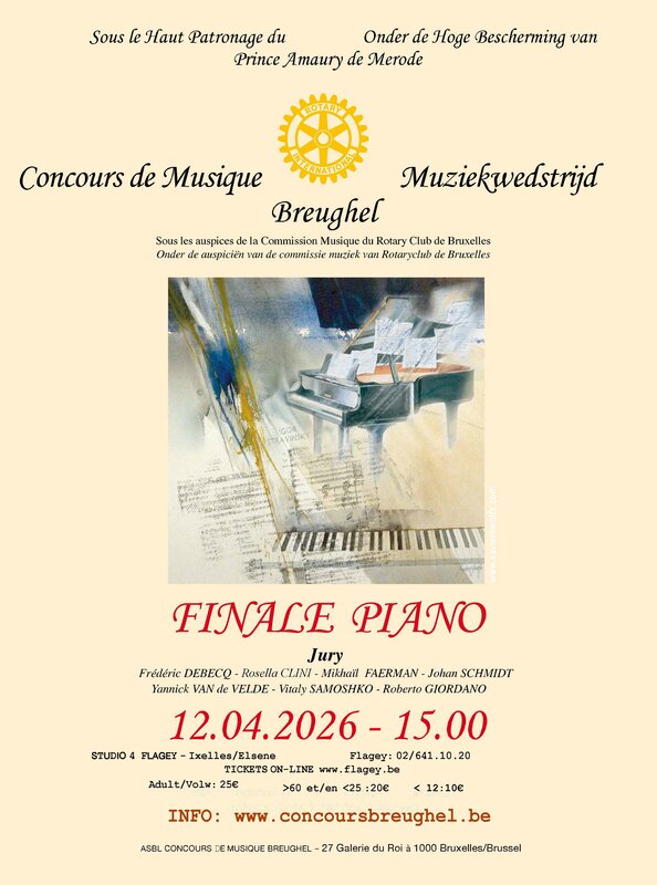 Concerts Concours Musique Breughel