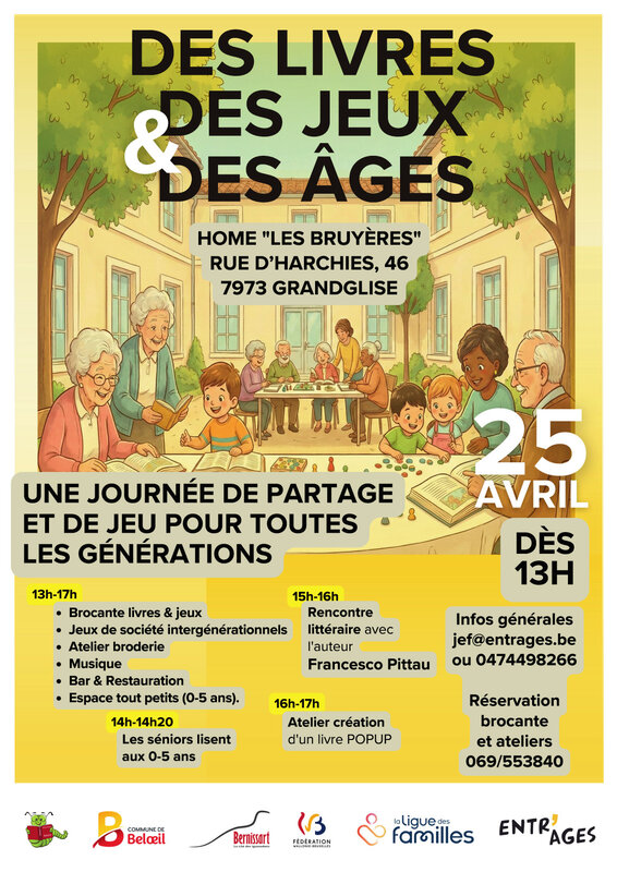 Loisirs Des livres, jeux des âges