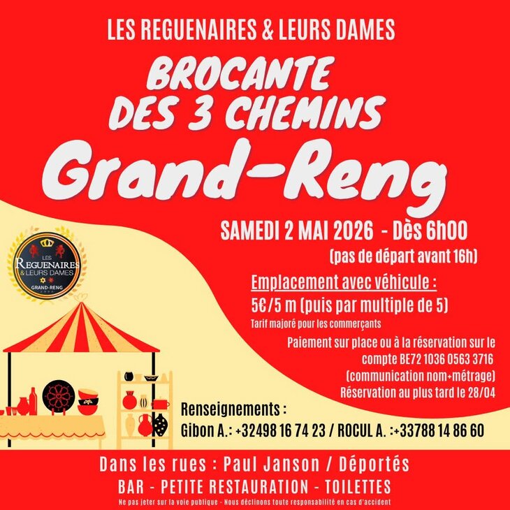  Brocante 3 chemins (Grand-Reng)