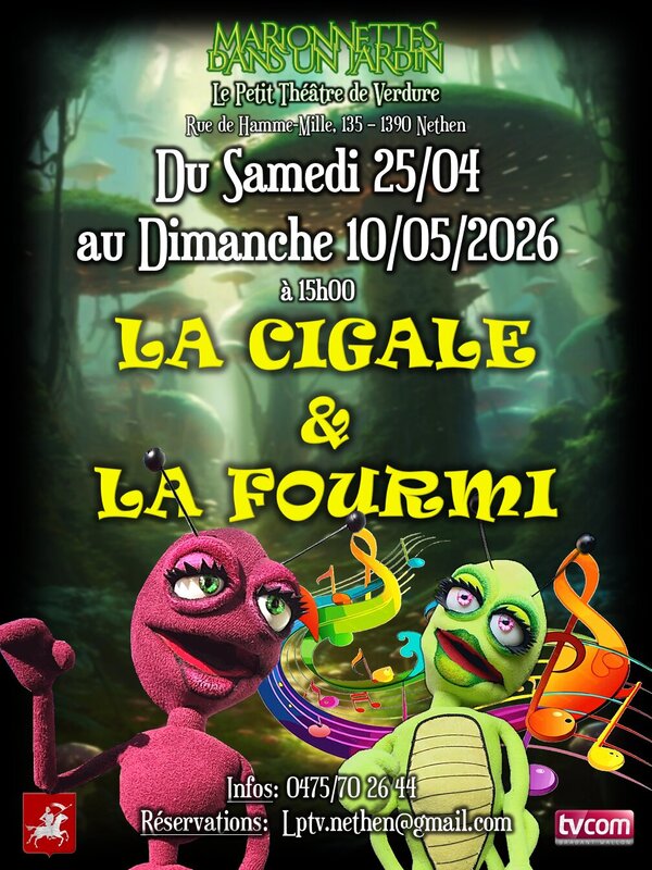 Spectacles La Cigale & Fourmi