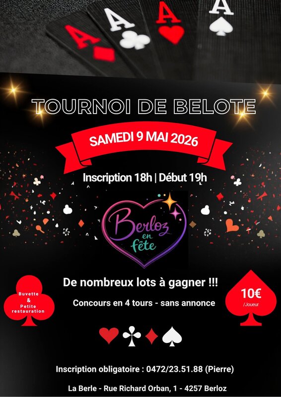 Loisirs Tournoi belote
