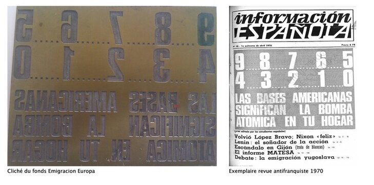 Conférences « Libertad para España : presse clandestine antifranquiste  »