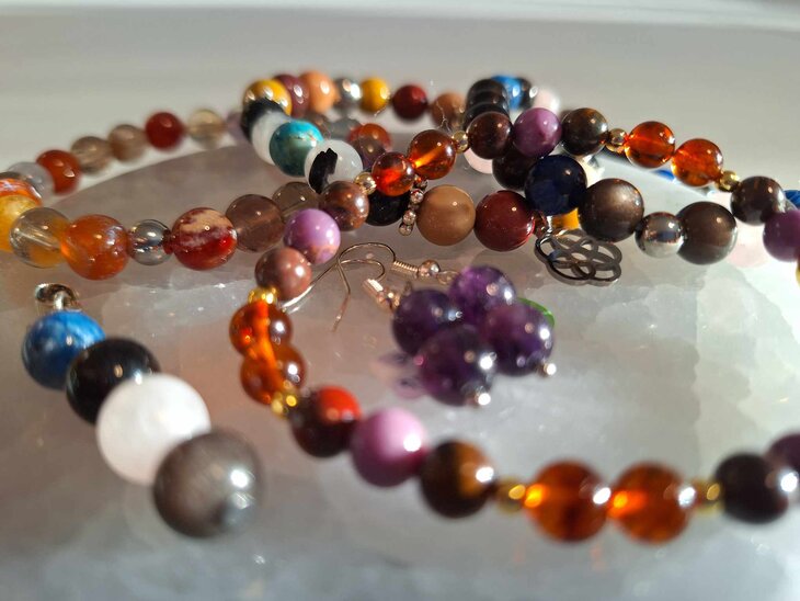 Stages,cours Atelier création bracelets personnalisés pierres naturelles