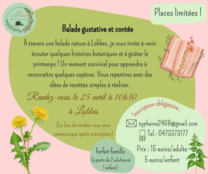 Loisirs Balade gustative contée