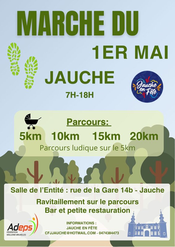Loisirs Marche Adeps 1er mai