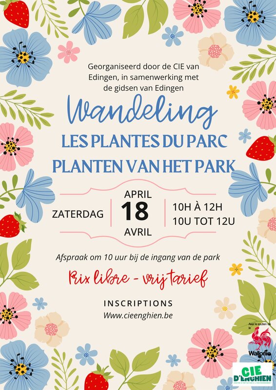 Loisirs Wandeling/Balade plantes parc d Enghien (nl/fr)