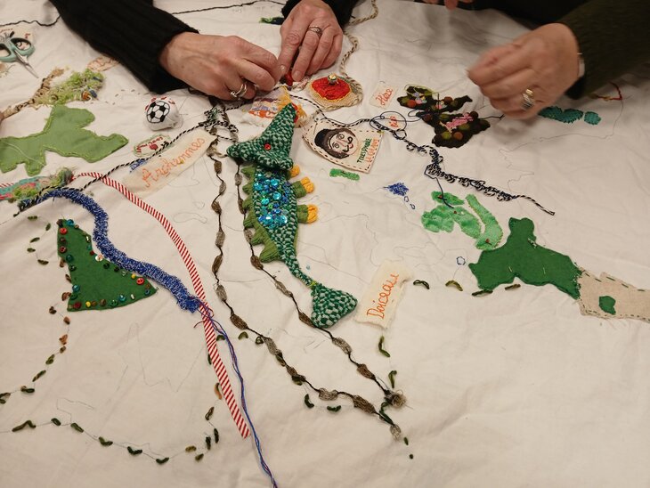 Stages,cours Territoires brodés - 1ère escale