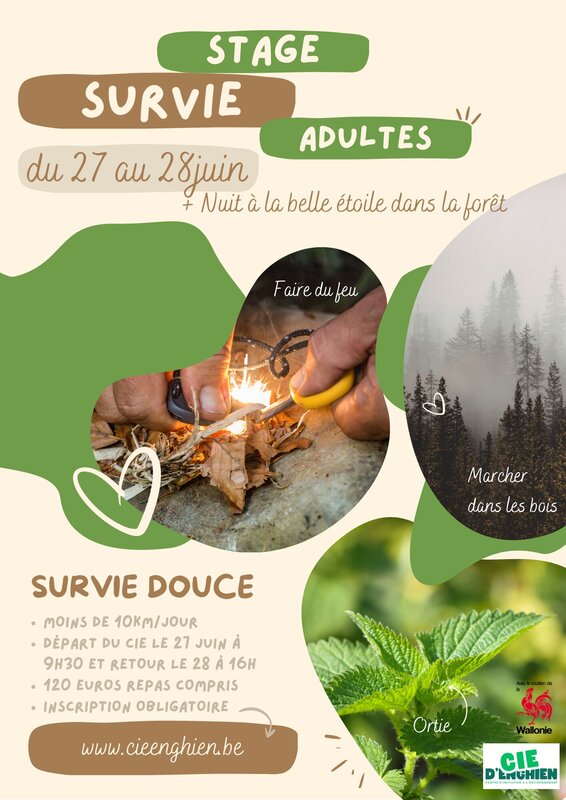 Stages,cours Stage adulte - Survie douce
