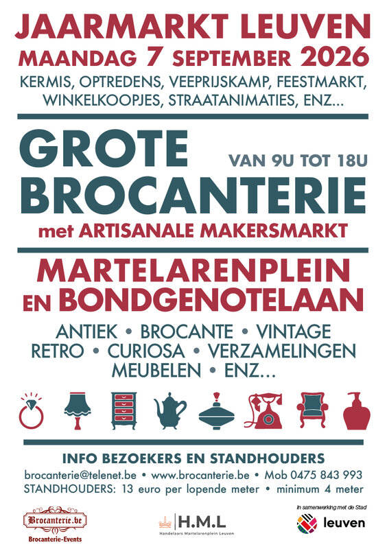  Grande Brocante Marché annuel - Leuven