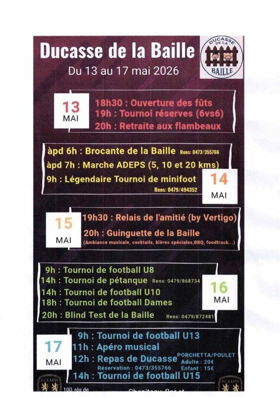 Loisirs Ducasse la Baille