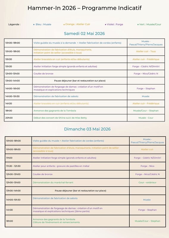 Loisirs Hammer-in porte ouverte la forge