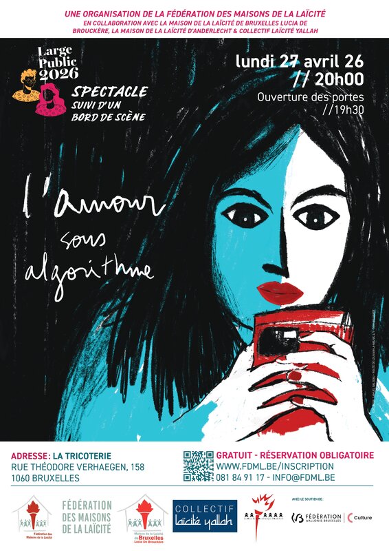 Spectacles L’amour sous algorithme, représentation théâtrale suivie d un bord scène