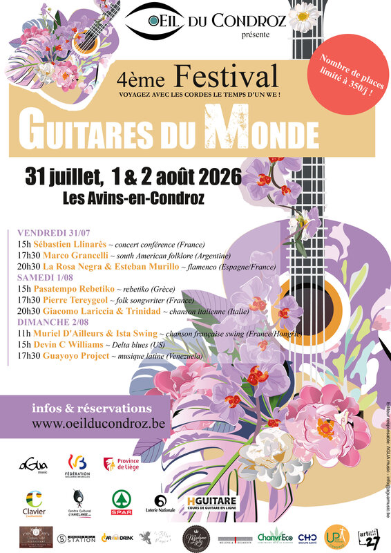 Concerts Festival Guitares Monde