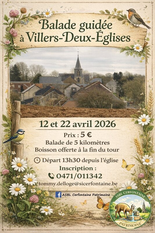 Loisirs Balade guidée : entre marche églises