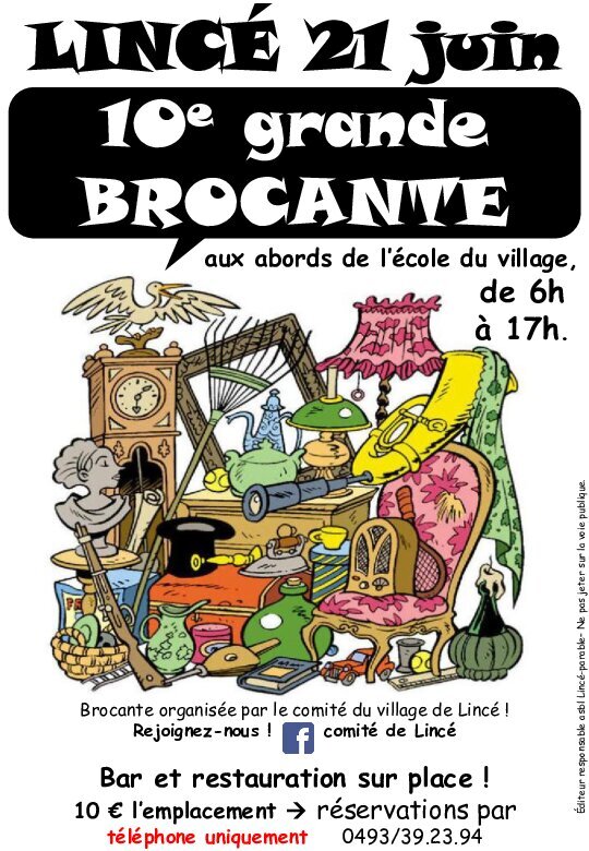  10e grande brocante Lincé