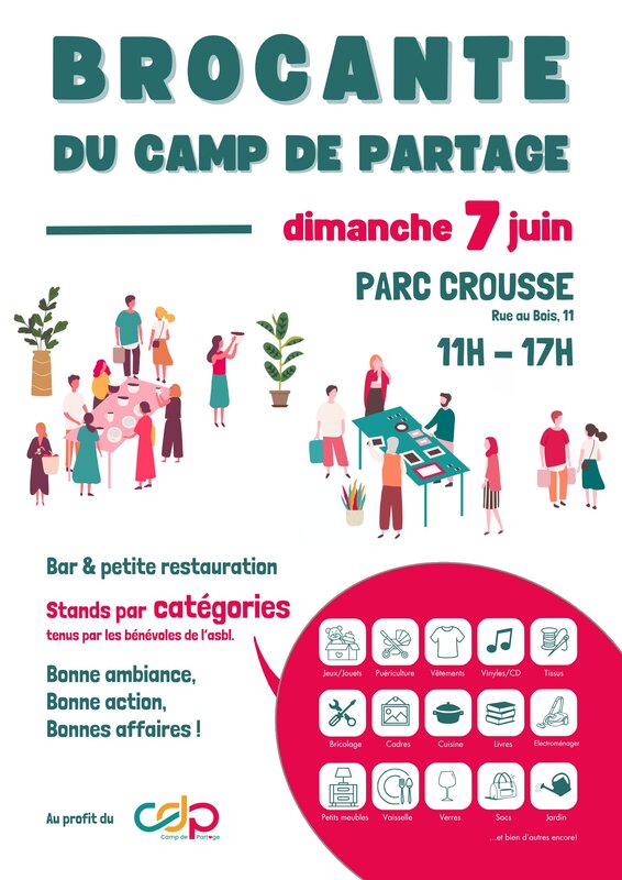  Brocante profit l asbl Camp Partage