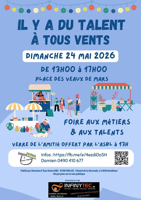 Expositions Marche Solidaire Think Pink + y a talent tous vents