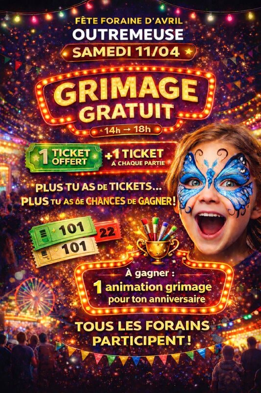 Loisirs Animation gratuite fête d avril outremeuse