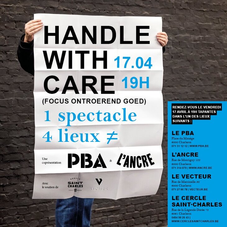 Spectacles Handle with care - théâtre participatif