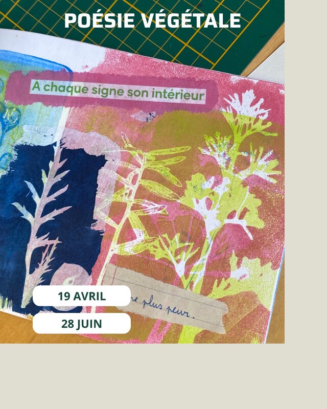 Stages,cours Journée poésie végétale