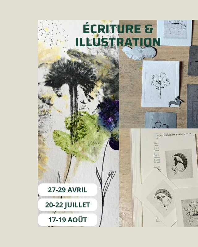 Stages,cours Stage Ecriture illustration