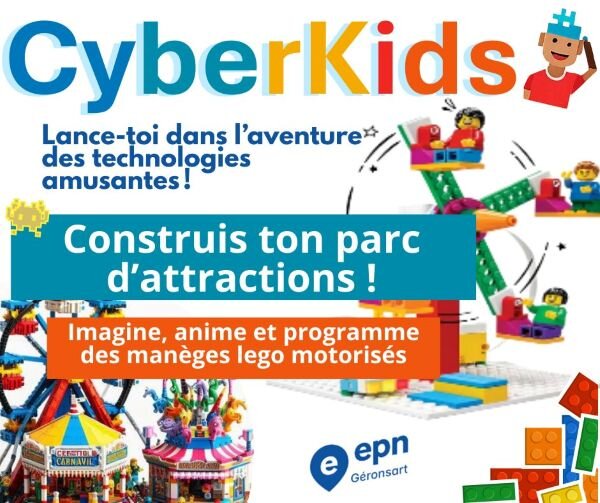 Stages,cours Robotique : Construis programme parc d’attractions
