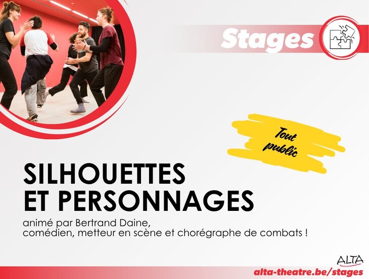 Stages,cours Silhouettes personnages