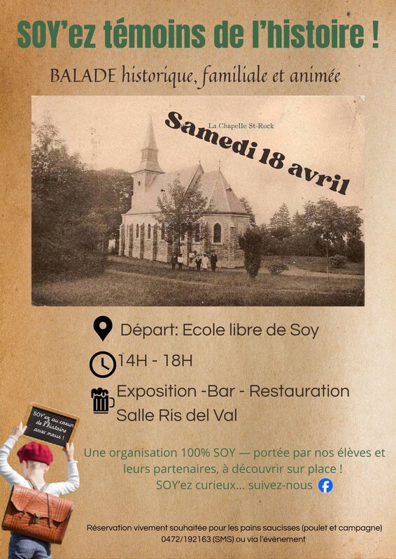 Loisirs Soy ez témoins l histoire