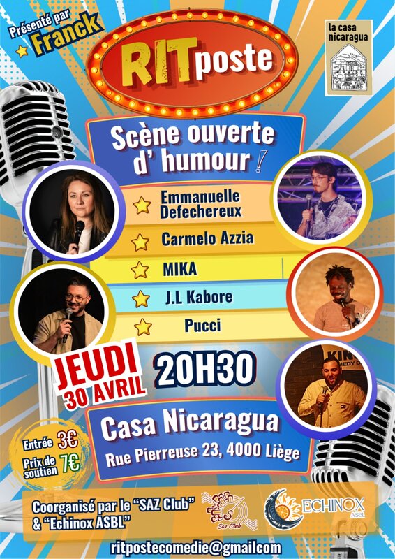 Spectacles Ritposte comédie